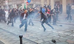 Milano'da protestocular polisle çatıştı