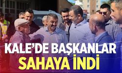 Kale’de başkanlar sahaya indi