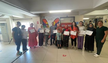 Denizli'de anne adayları "normal doğum" hakkında bilgilendirildi