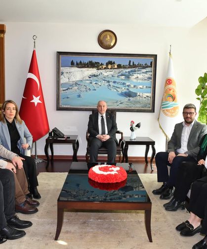 Yeşilay Denizli Şube Başkanı Şirin'den Vali Coşkun'a ziyaret