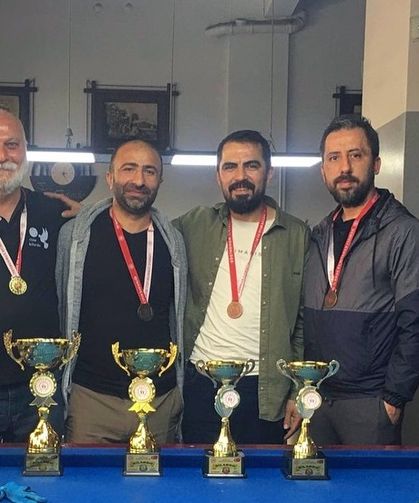 3 Bant Bilardo Turnuvası sona erdi
