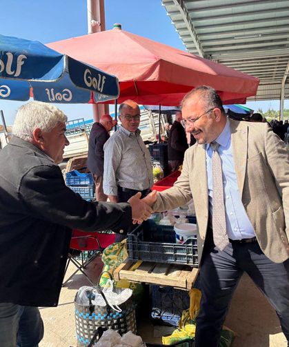 Başkan Eraydın, esnafın talep ve şikâyetlerini dinledi