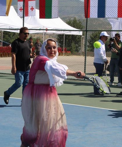 Şırnak'ta 4. Uluslararası Cudi Cup Tenis Turnuvası başladı