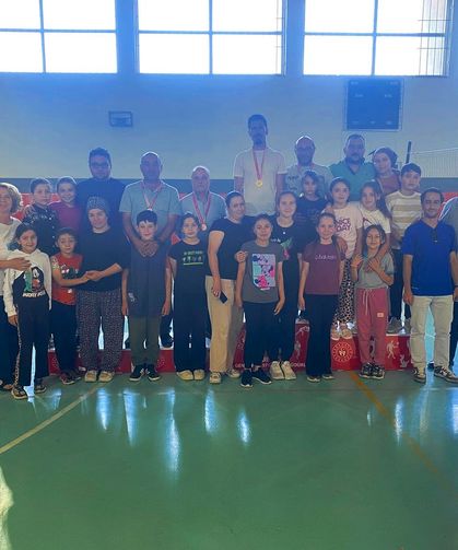 Beyağaç’ta babalar ve çocukları yarıştı