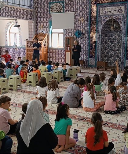 İl Müftü Yardımcısı Semih Keskin, Yaz Kur’an Kursu Öğrencileriyle Buluştu