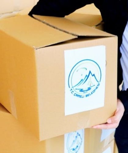 Çameli'de ihtiyaç sahiplerine Ramazan kolisi desteği
