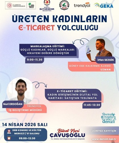 Denizli’nin üreten kadınları dijital dünyada markalaşıyor