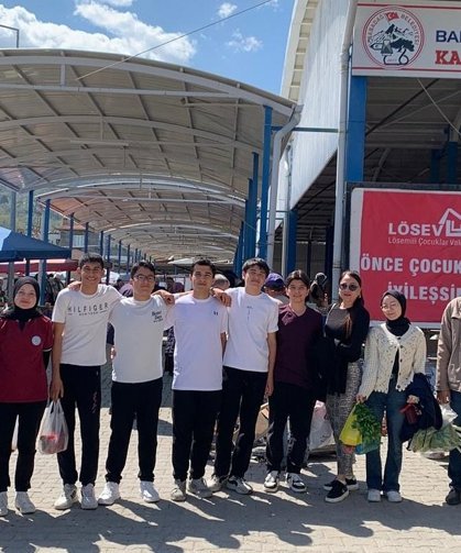 Babadağ’da öğrenciler dayanışma ruhunu yaşattı