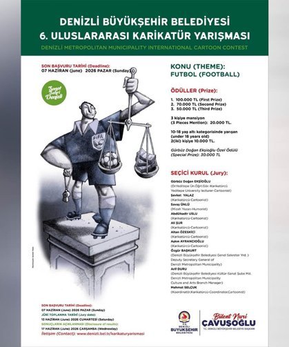 Denizli Büyükşehir’in uluslararası karikatür heyecanı başladı