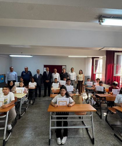 Başkan Orpak, öğrencilerin karne sevincine ortak oldu