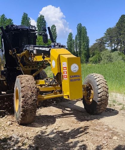 Çameli Kalınkoz'da  yol çalışmaları hız kazandı
