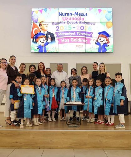 Merkezefendi’de Miniklerin Mezuniyet Heyecanı