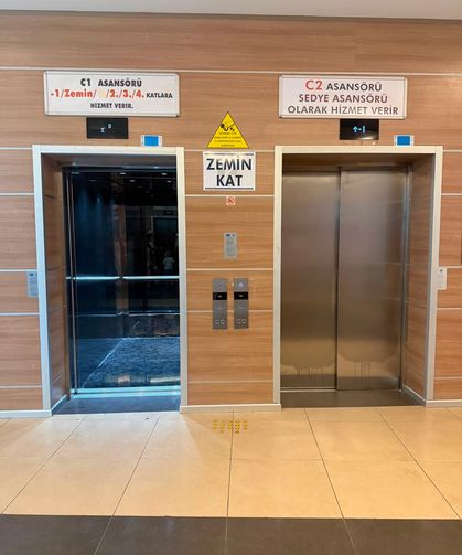PAÜ Hastanelerinde Asansörler Yenileniyor