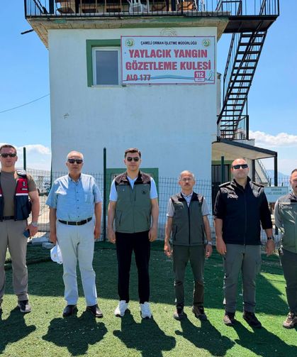 Denizli'de Orman Yangınlarına Karşı Nöbet Sürüyor