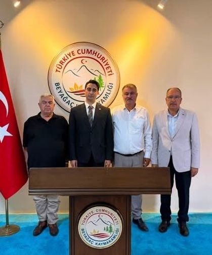 Başkan Pütün’den yeni Kaymakam Haydari’ye hayırlı olsun ziyareti