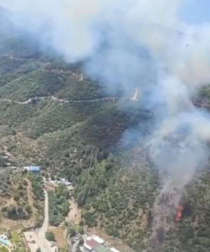 Narlıdere'deki orman yangını kontrol altında