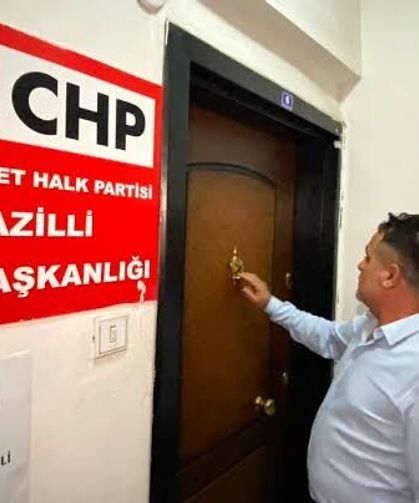 CHP Nazilli ilçe teşkilatında devir teslim krizi!
