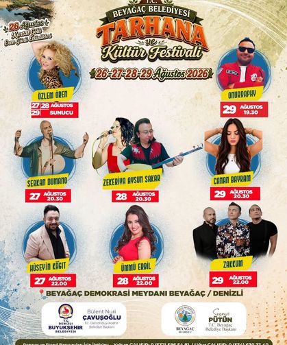 Beyağaç’ta Tarhana ve Kültür Festivali coşkusuna sayılı günler kaldı