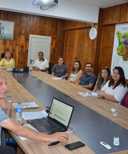 Denizli’de Tarım ve Orman Müdürlüğü stajyerleri deneyimlerini paylaştı
