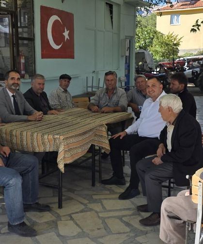 Oran, Çal’da çiftçilerin sorunlarını dinledi