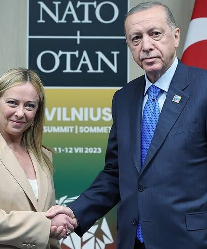 İtalya Başbakanı Meloni’den, Cumhurbaşkanı Erdoğan’a teşekkür