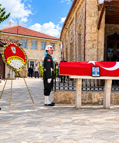 Emekli Astsubay askeri tören ile son yolculuğuna uğurlandı