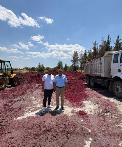 Çallı üreticilere pancar küspesi