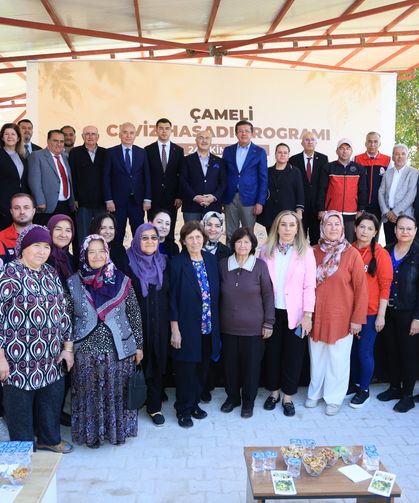 Çameli ceviz üretiminde Türkiye'de ilk sırayı hedefliyor
