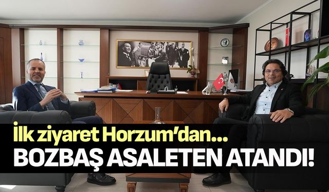 Bülent Bozbaş asaleten atandı