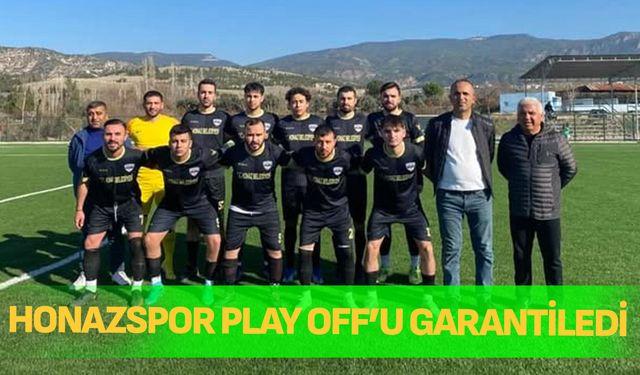 Honazspor Play Off’u Garantiledi