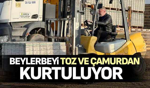 Beylerbeyi toz ve çamurdan kurtuluyor