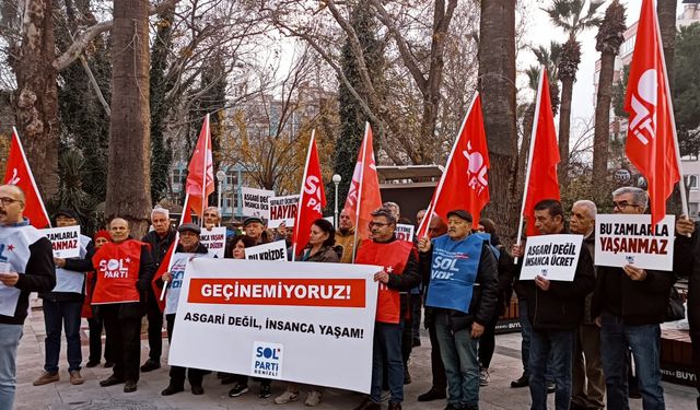 Sol Parti: “Geçinemiyoruz. Asgari Değil İnsanca Yaşam”