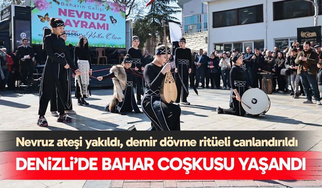 Denizli’de bahar coşkusu yaşandı
