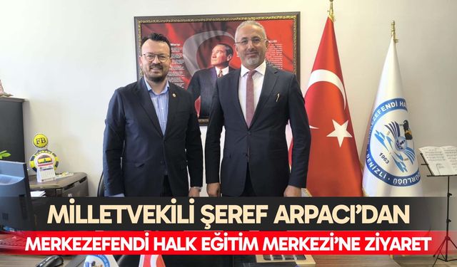 Apracı’dan Merkezefendi Halk Eğitim Merkezi’ne ziyaret