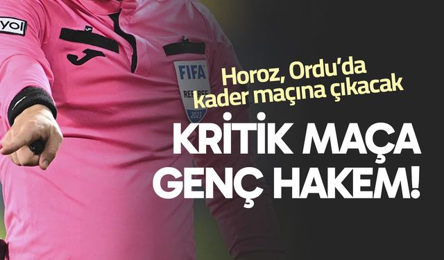 Denizlispor’a Ordu’da genç hakem…