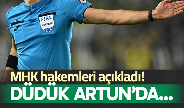 Denizlispor-Niğde maçını hakemi açıklandı