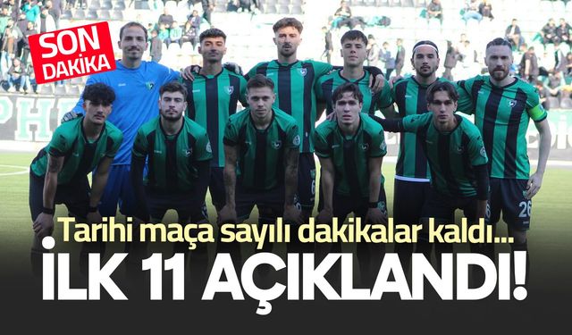 Denizlispor’un Niğde maçı 11’i açıklandı