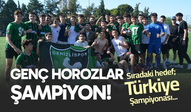 Denizlispor U19 şampiyonluğunu ilan etti