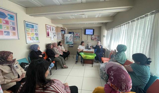 Denizli’de gebe okullarında normal doğum eğitimi devam ediyor