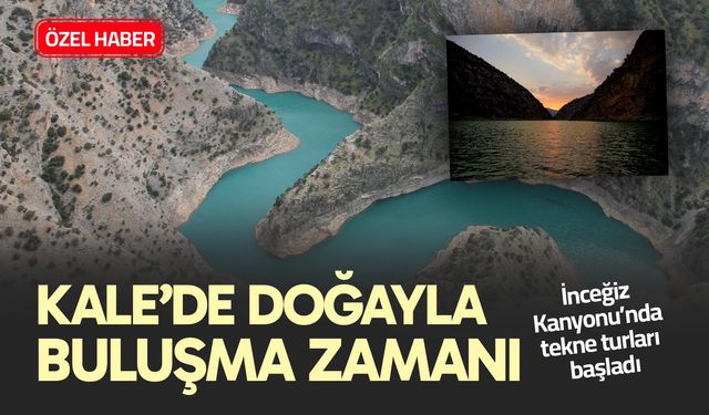 Kale’de doğayla buluşma zamanı; İnceğiz Kanyonu’nda tekne turları başladı
