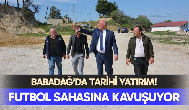 Babadağ’a Tarihi Spor Yatırımı