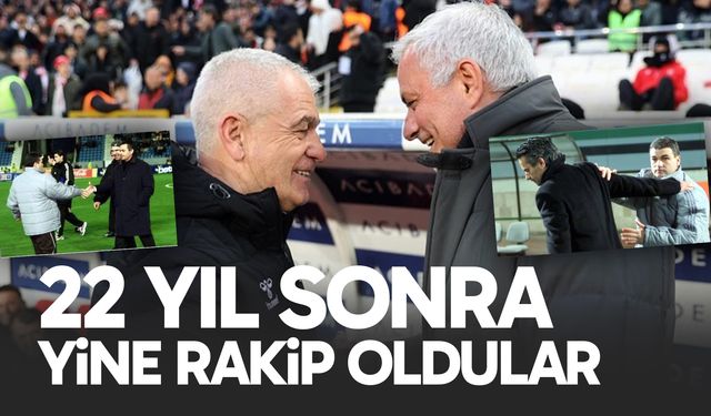 Rıza Çalımbay ile Mourinho 22 yıl sonra rakip oldu