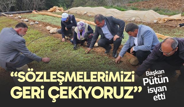 Başkan Pütün isyan etti; “Sözleşmelerimizi geri çekiyoruz”