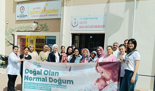 Anne adaylarına doğuma hazırlık eğitimi verildi