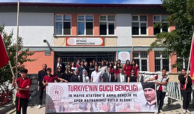 Beyağaç’ta Gençlik Yürüyüşü yapıldı