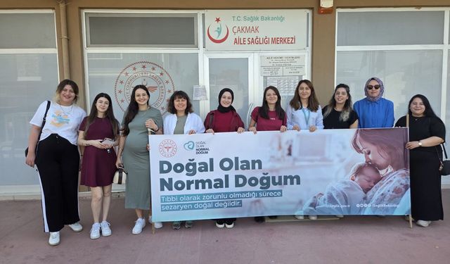 Anne adaylarına normal doğum eğitimi verildi