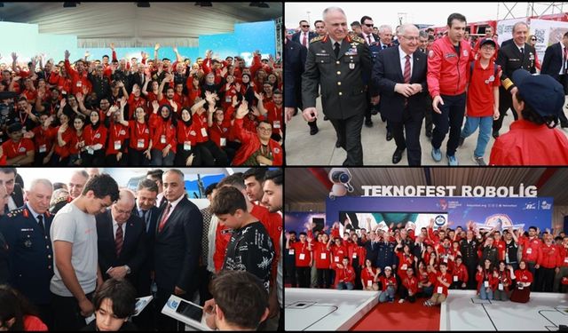 Bakan Güler, TEKNOFEST KKTC'de gençlerle bir araya geldi