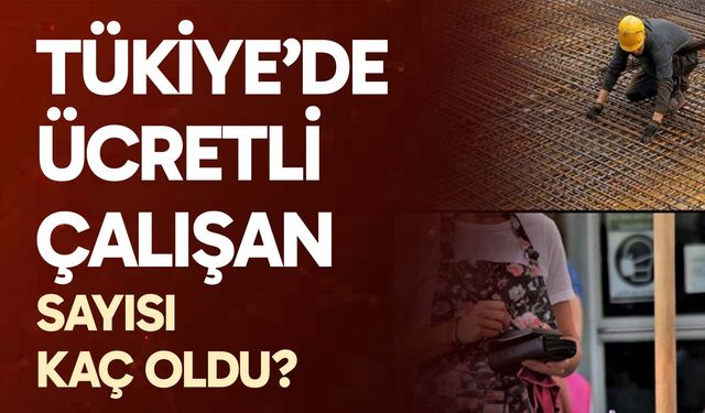 Ücretli çalışan sayısı kaç oldu?