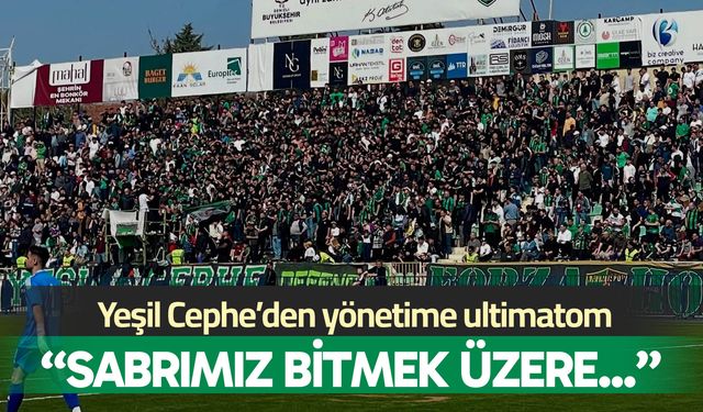 Yeşil Cephe’den Denizlispor yönetimine ültimatom