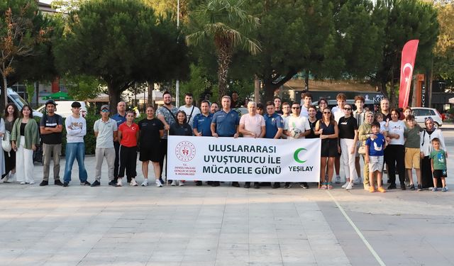 Sahada spor, hedefte uyuşturucu var!